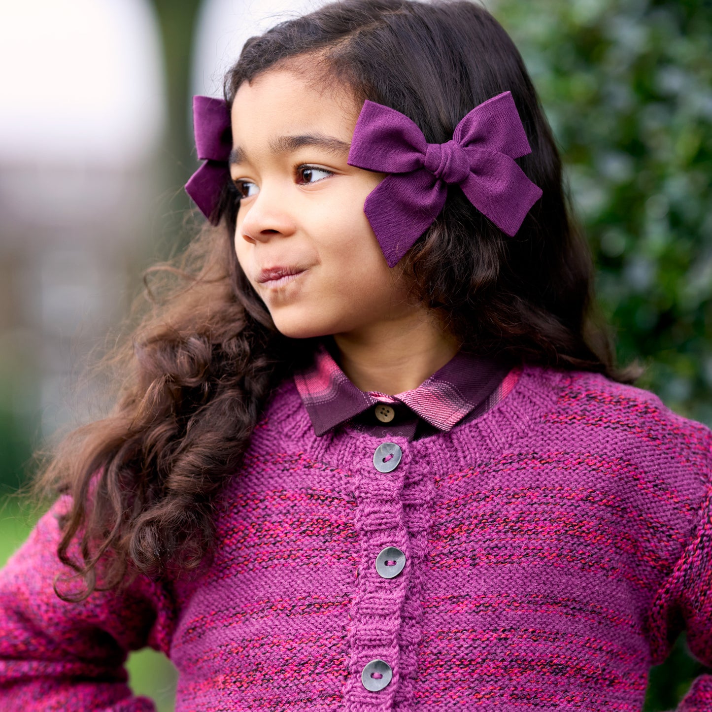 West Yorkshire Spinners Pattern - Blossom Stripe Cardigan Pattern