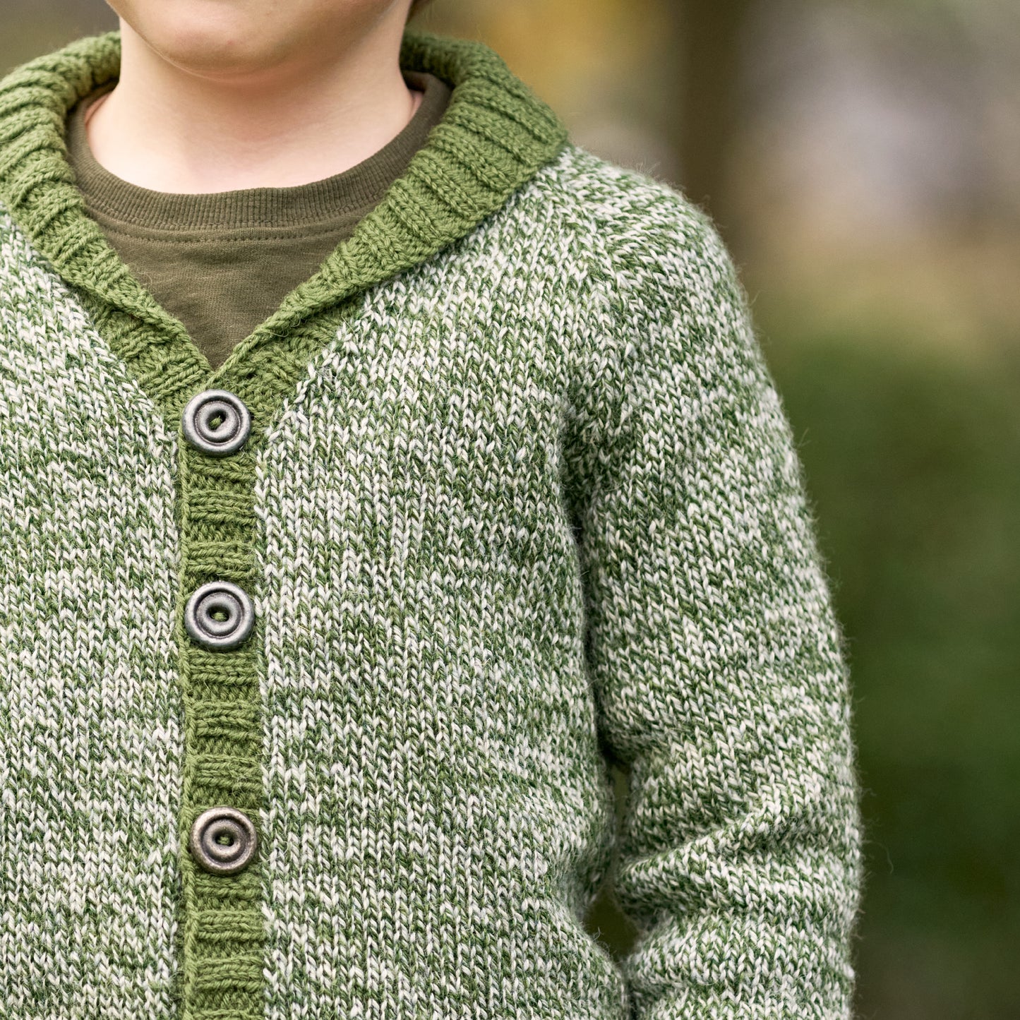 West Yorkshire Spinners Pattern - Clover Shawl Colour Cardigan