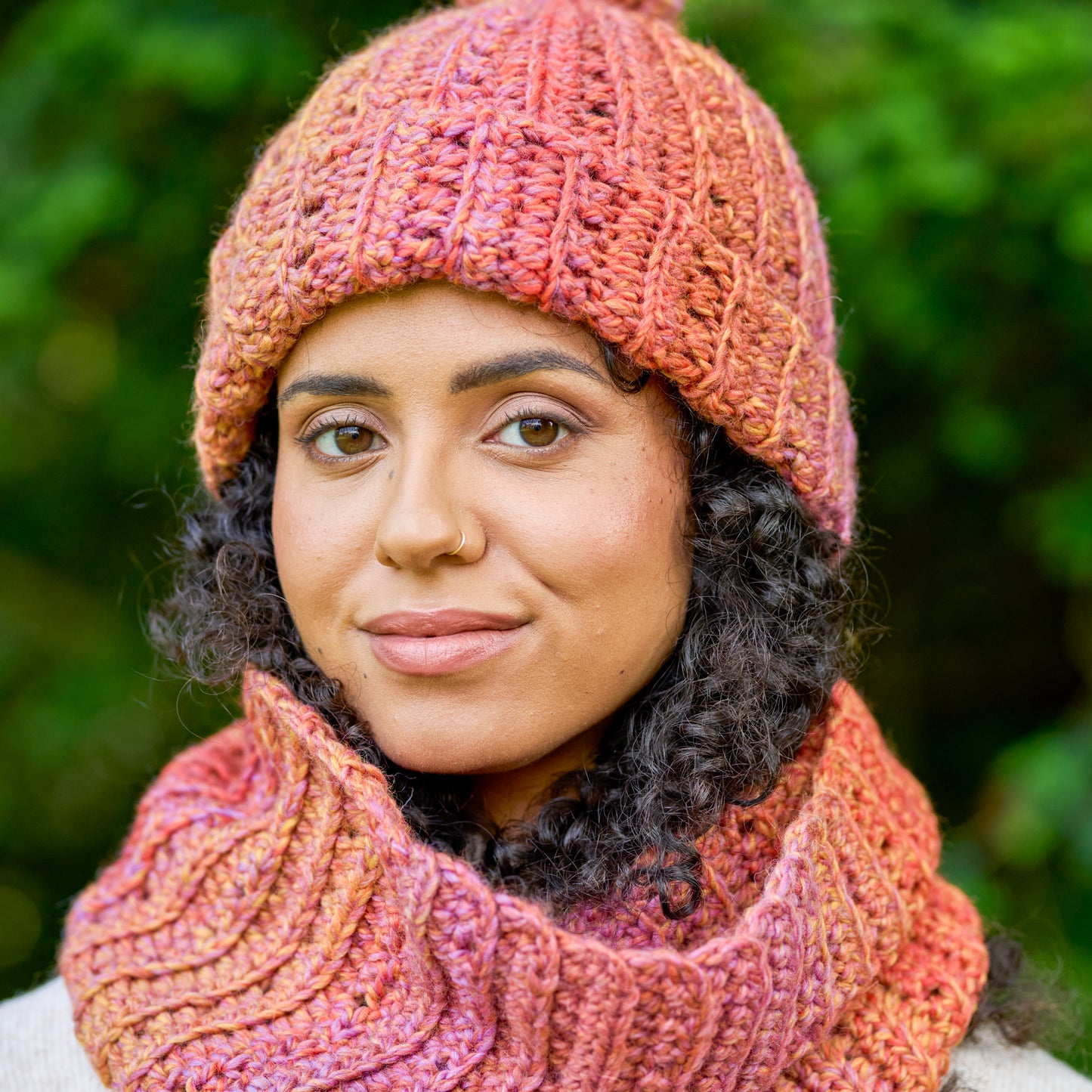 West Yorkshire Spinners Pattern - Marisol Crochet Hat and Snood