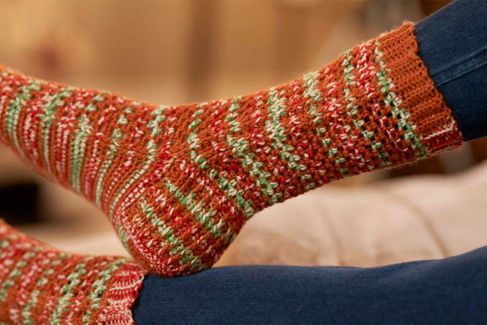 Clementine Crochet Socks Kit