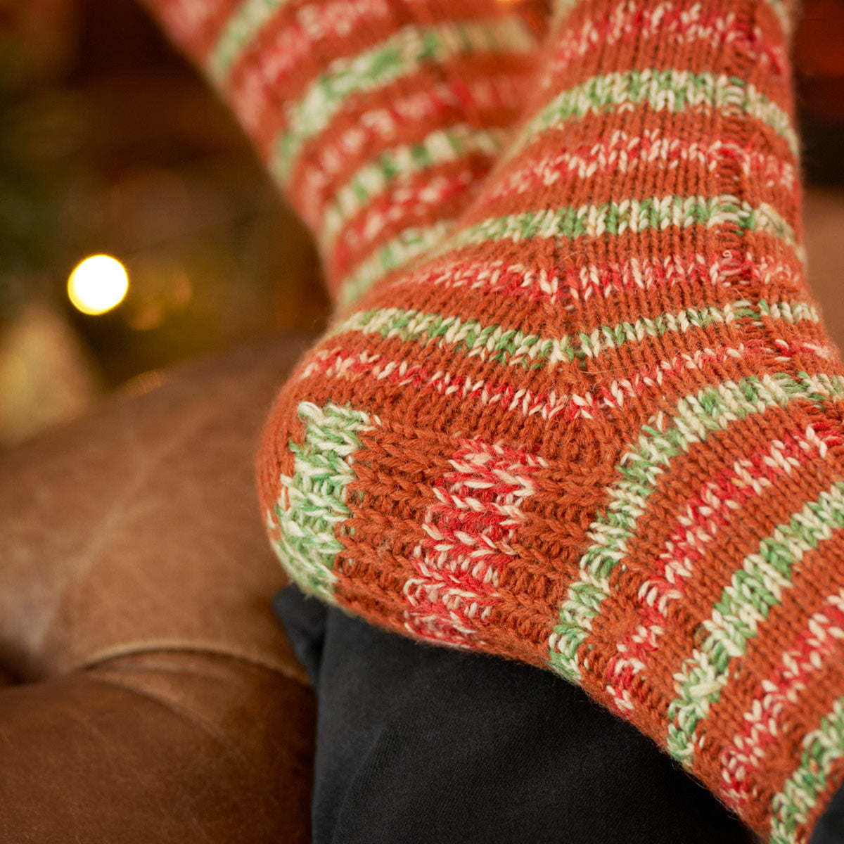 West Yorkshire Spinners Pattern - Hansel Mock Cable Socks