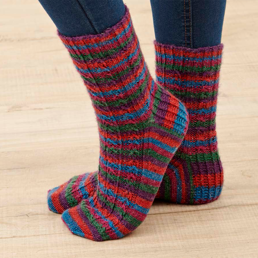 West Yorkshire Spinners Pattern - Twinkle Toes Socks