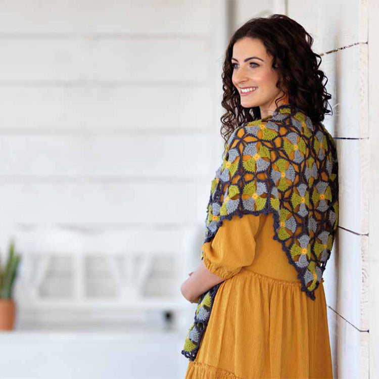 West Yorkshire Spinners Pattern - Janis Wrap