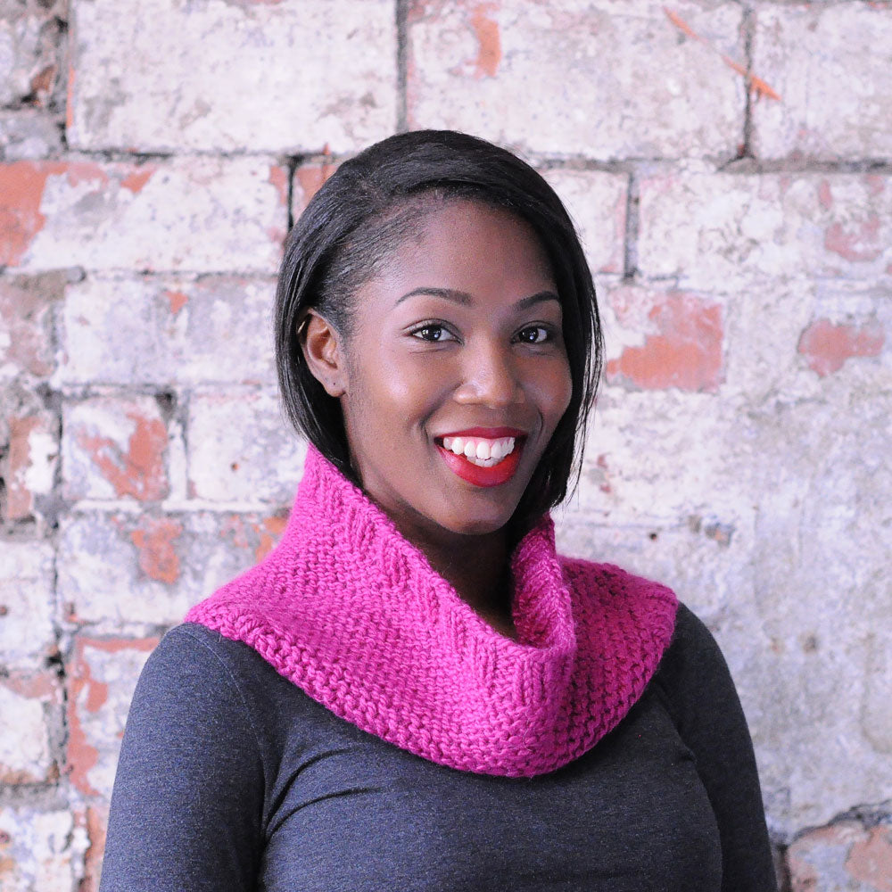 garter stitch cowl