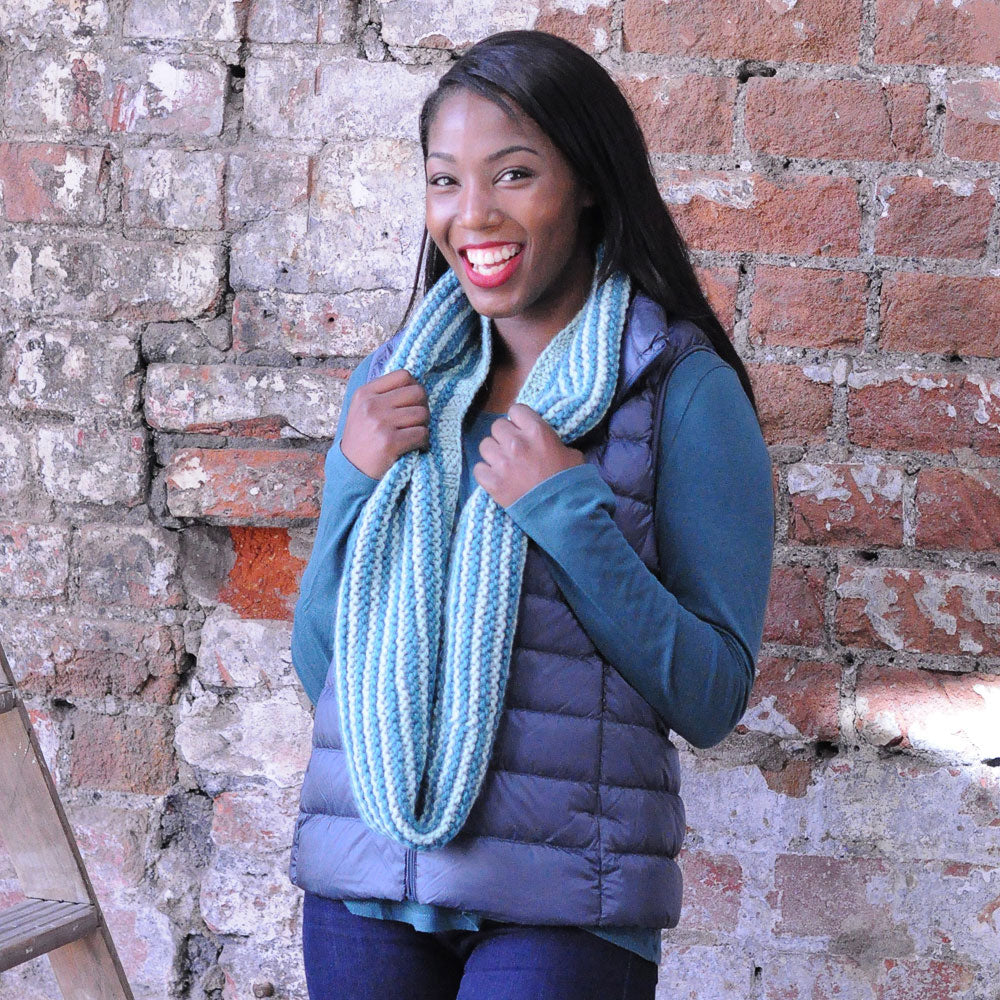 garter stitch cowl