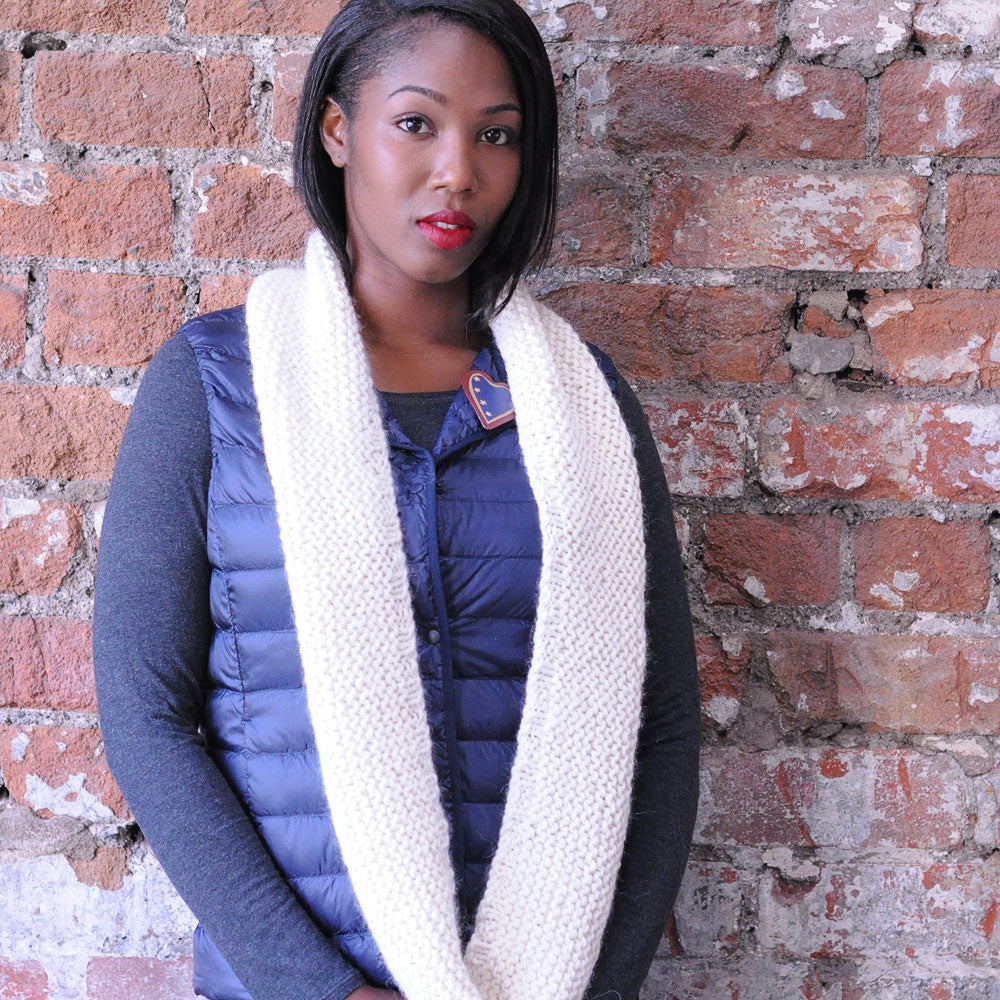 garter stitch cowl