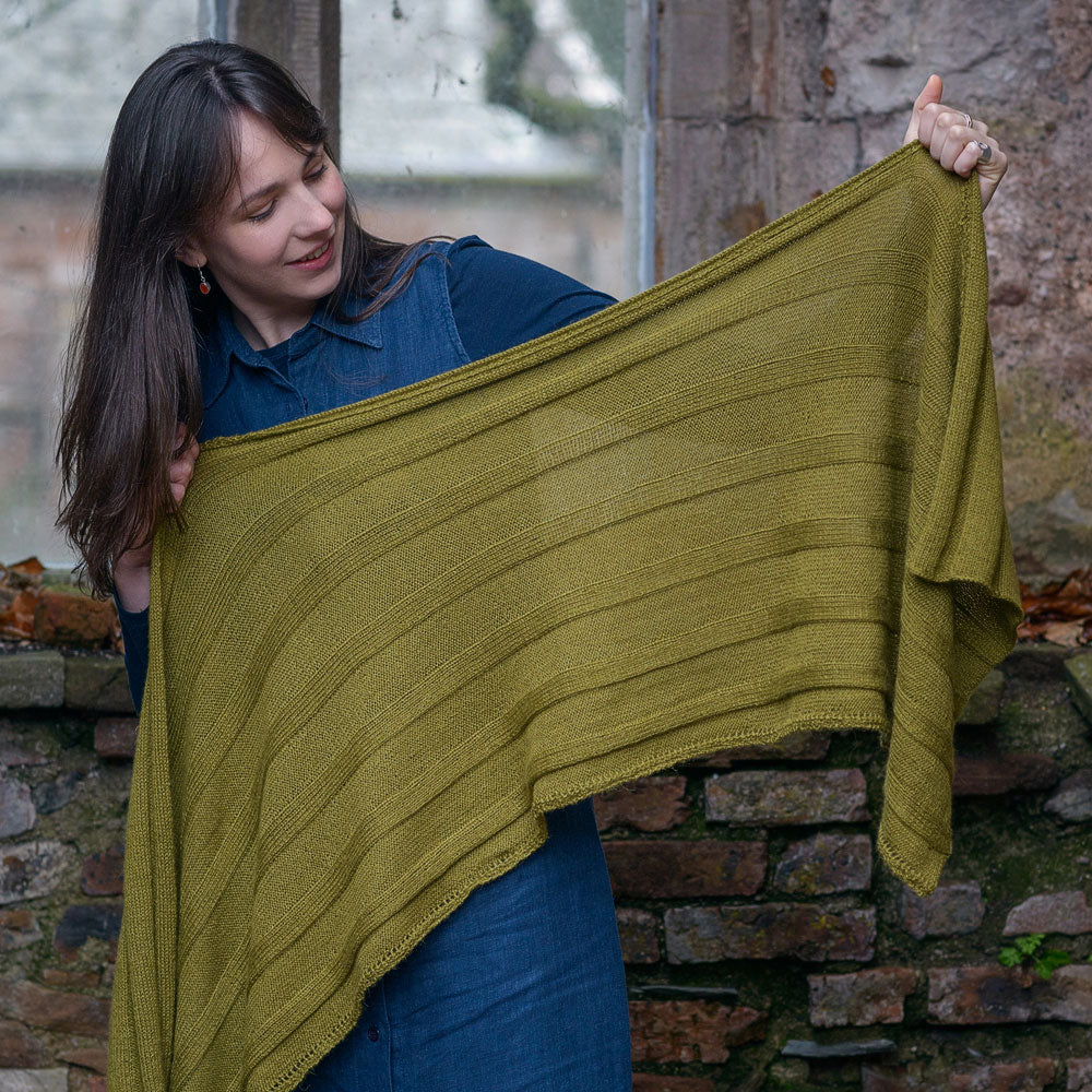 Ribbed Shawl