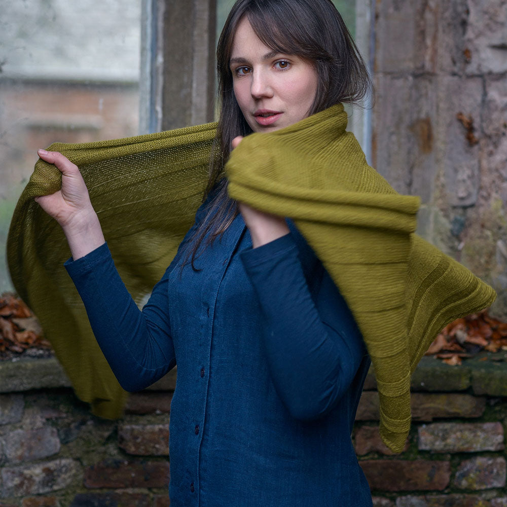 Ribbed Shawl