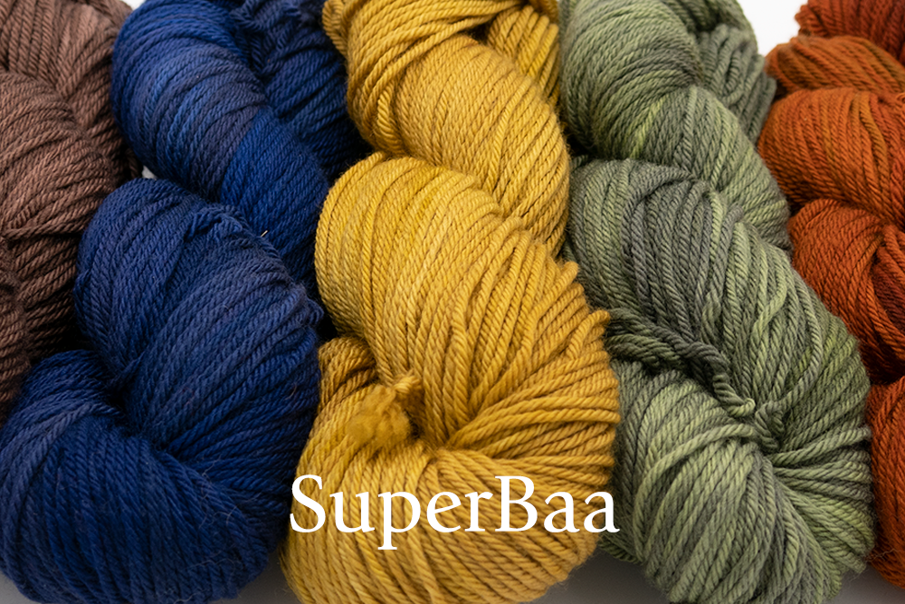 Indigodragonfly SuperBaa Worsted Yarn