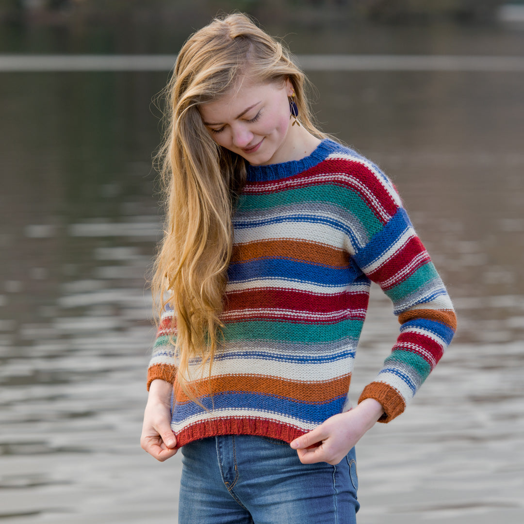 All Stripes Sweater Pattern (&Make Aran)