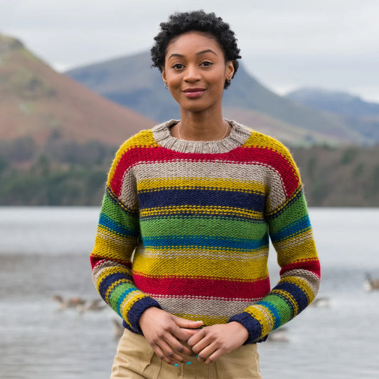 All Stripes Sweater Kit (&Make Super Bulky)