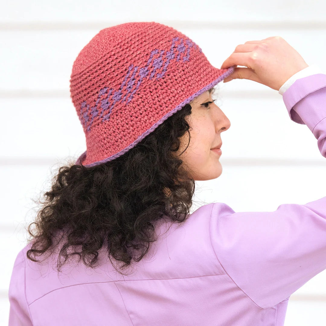 Beachy Bucket Hat is a trendy seaside-ready crochet accessory that will see you through the summer and beyond.