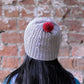 Cable and Rib hat kit by Sarah Hatton and featuring The Fibre Co. yarn, Road to China Light.