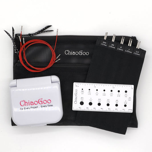 Chiaogoo Interchangeable Knitting Needle Set 5 Twist SMALL (Sizes 2-8 —  ImagiKnit