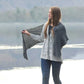 Falls of Foyers Shawl kit by Melanie Berg and featuring The Fibre Co. yarn, Road to China Light.
