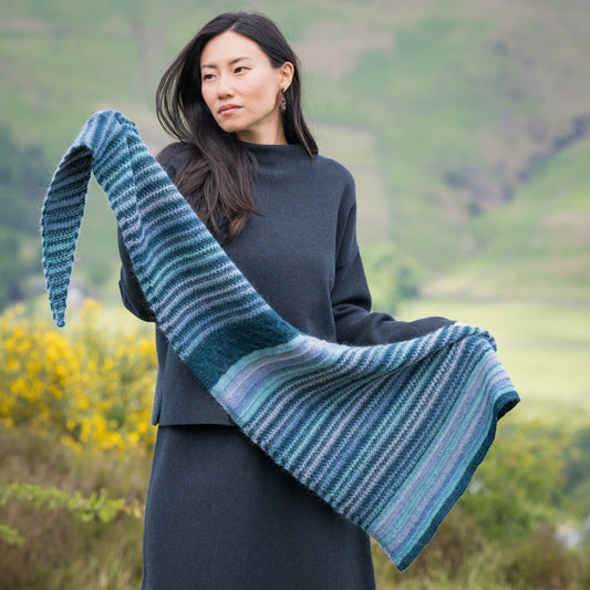 Flowing Tides Shawl Kit