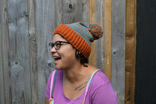 Fyberspates Pattern - Stripy Tarma Hat