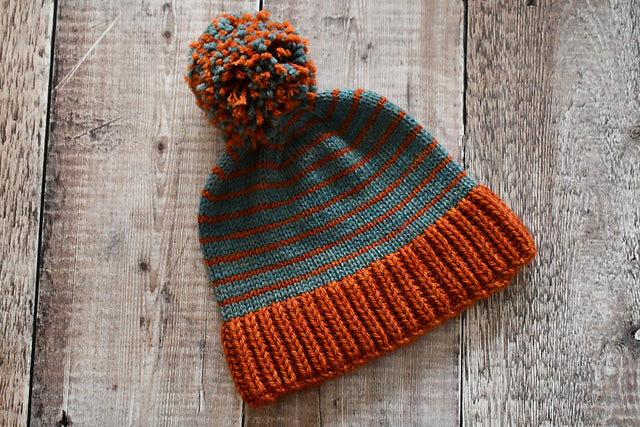 Fyberspates Pattern - Stripy Tarma Hat