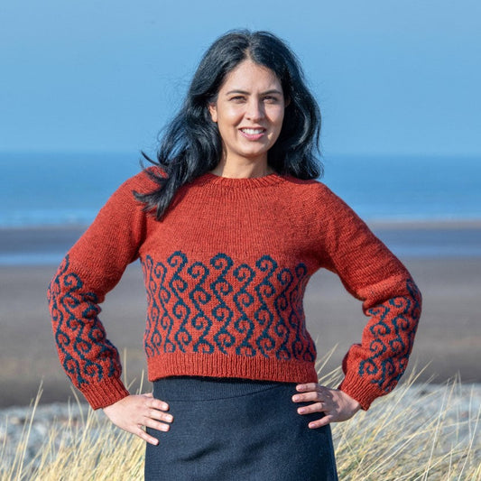 Ocean Surface Sweater Pattern