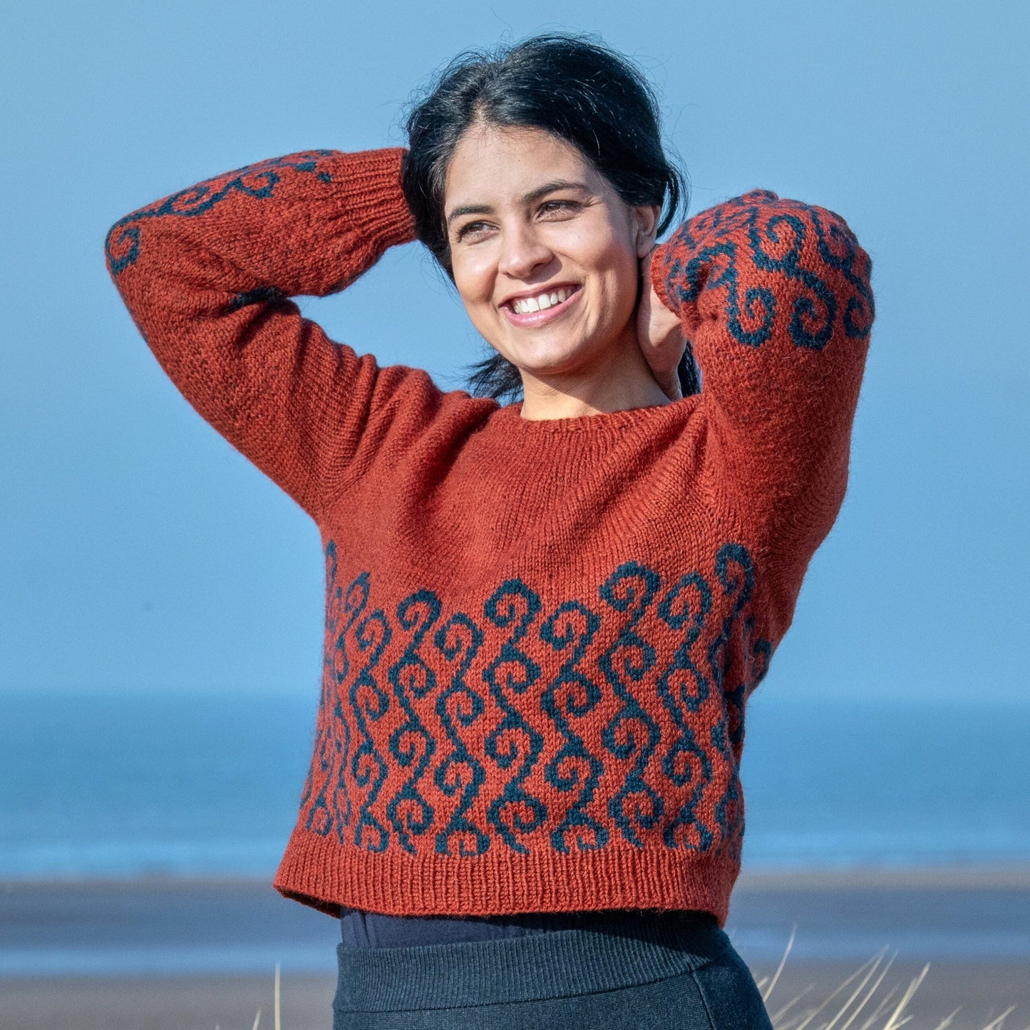 Ocean Surface Sweater Pattern