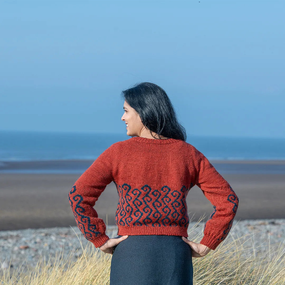 Ocean Surface Sweater Pattern