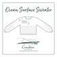 Ocean Surface Sweater Pattern