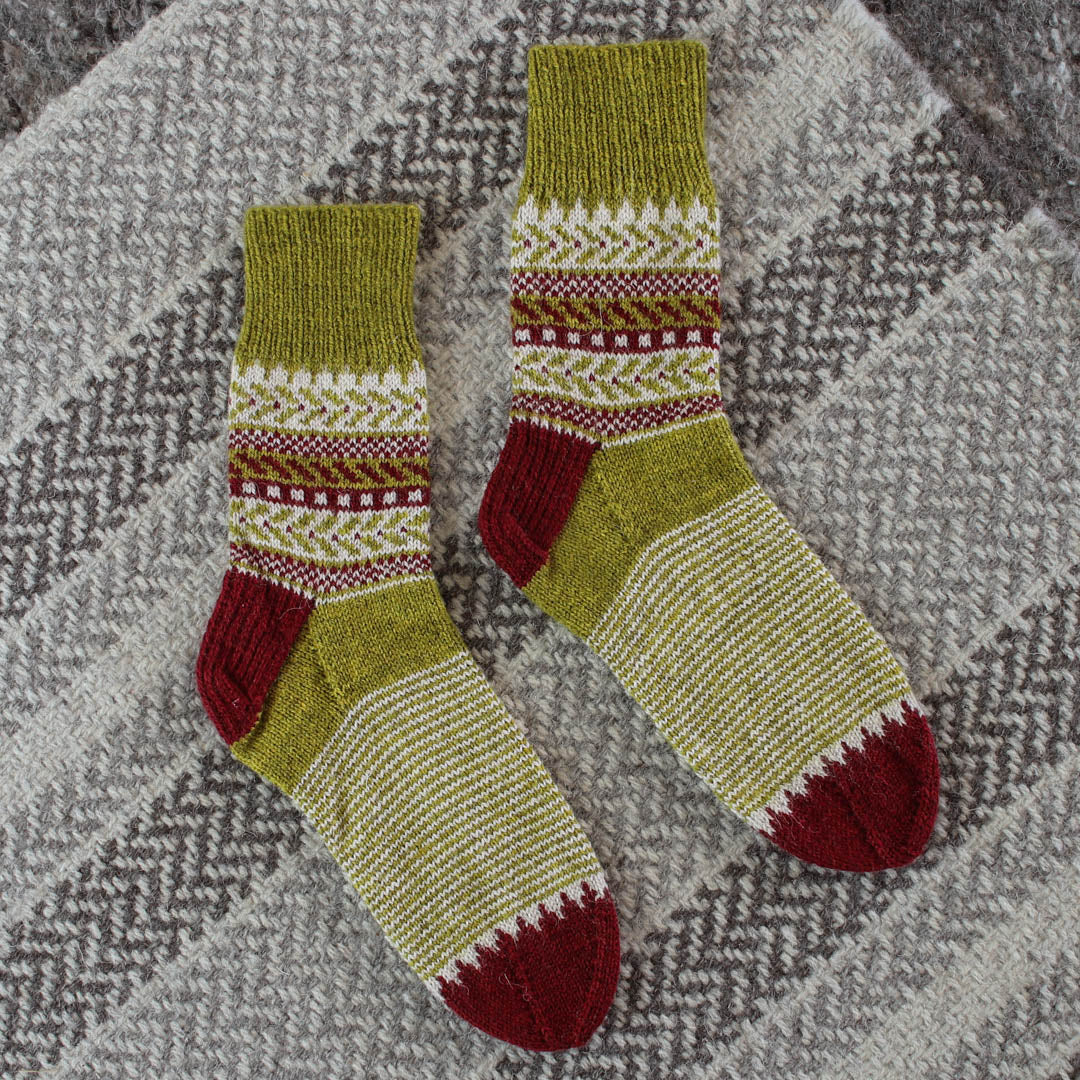 One Sock Colorwork Pattern