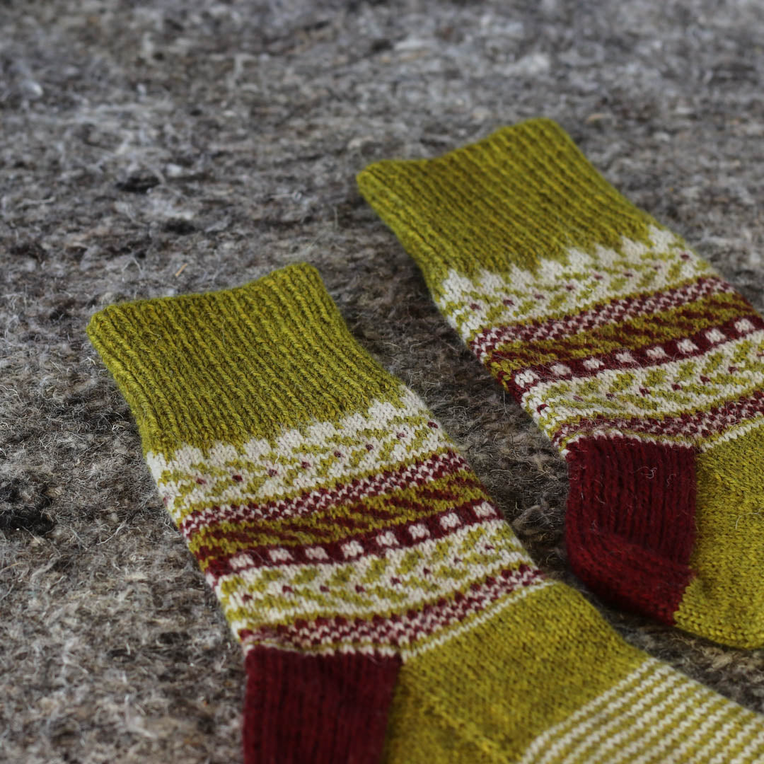 One Sock Colorwork Pattern
