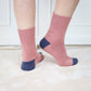 One Sock Essential from The Fibre Co. - Featuring the sock pattern from Kate Atherley in our eco-friendly fingering weight sock yarn Amble.