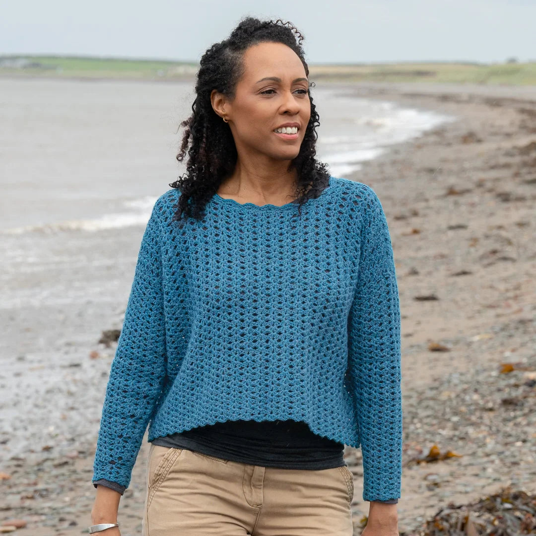 Open Reef Sweater Pattern