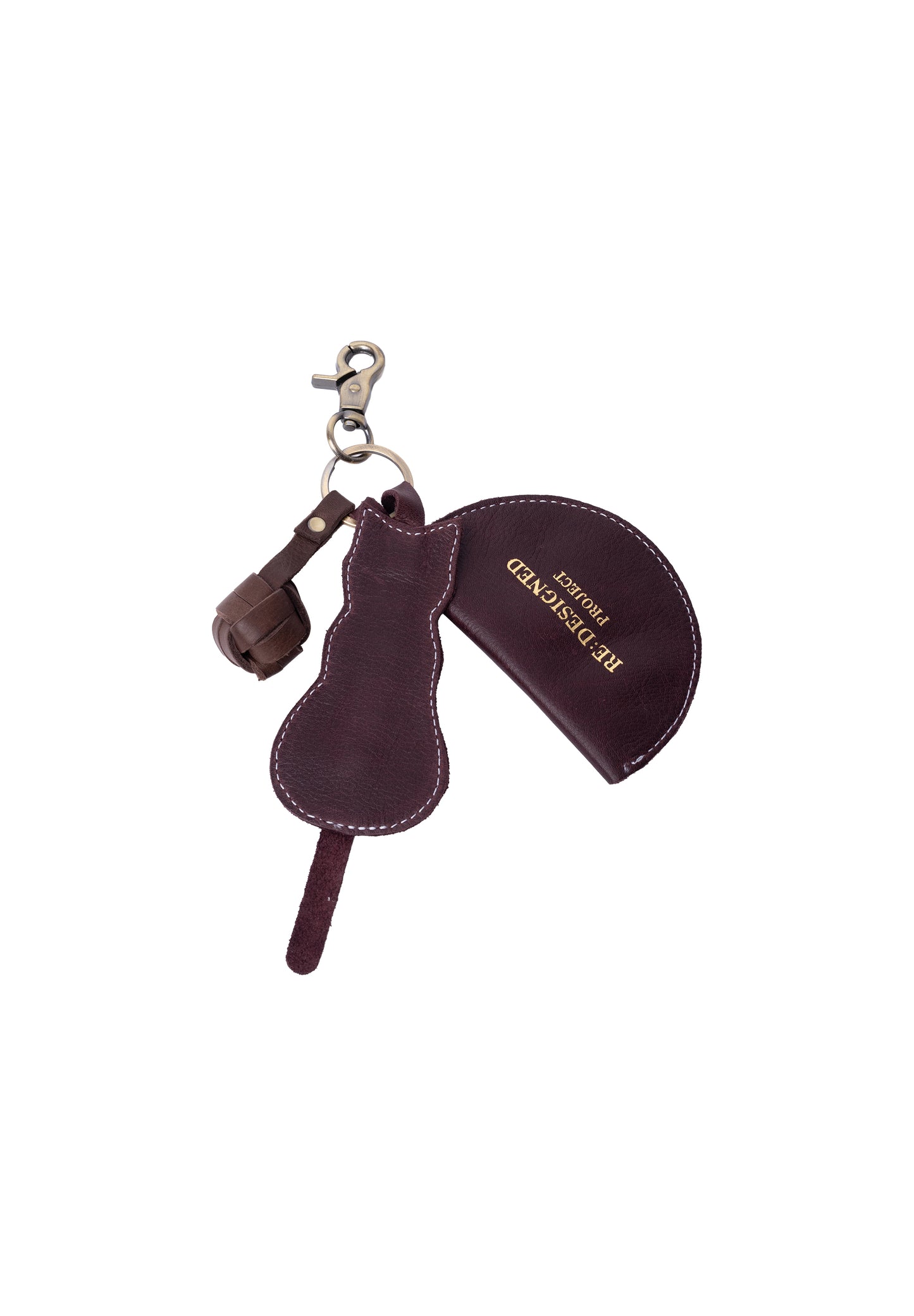 RE:DESIGNED Project 141 - Leather Knitter's Keyring