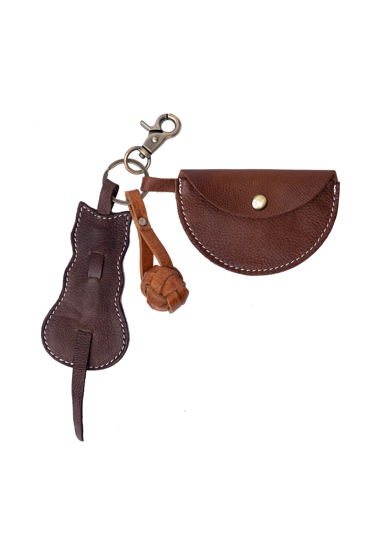 RE:DESIGNED Project 141 - Leather Knitter's Keyring
