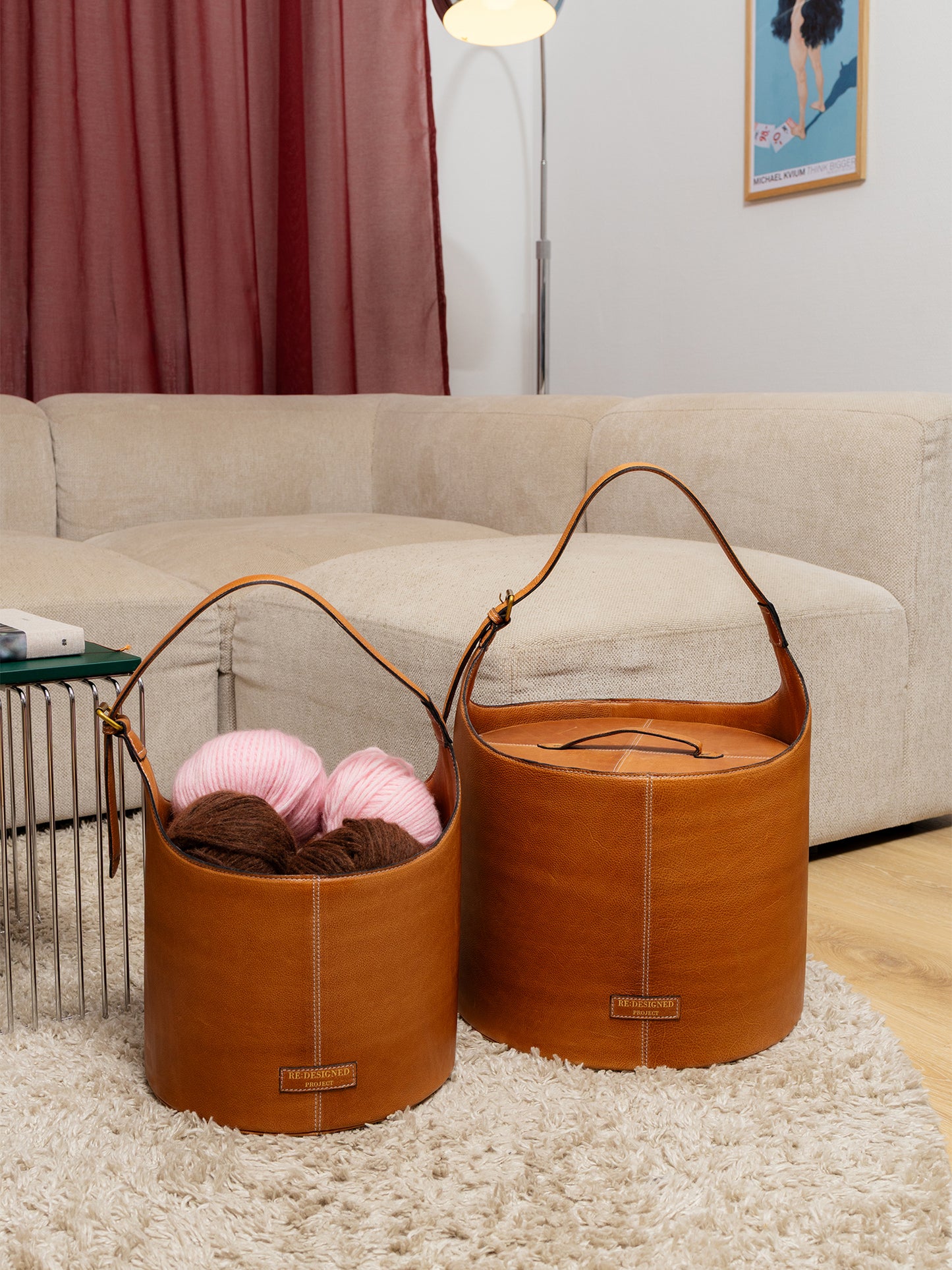 RE:DESIGNED Project 51 - Lid & Divider for Project 27 Bucket Bag