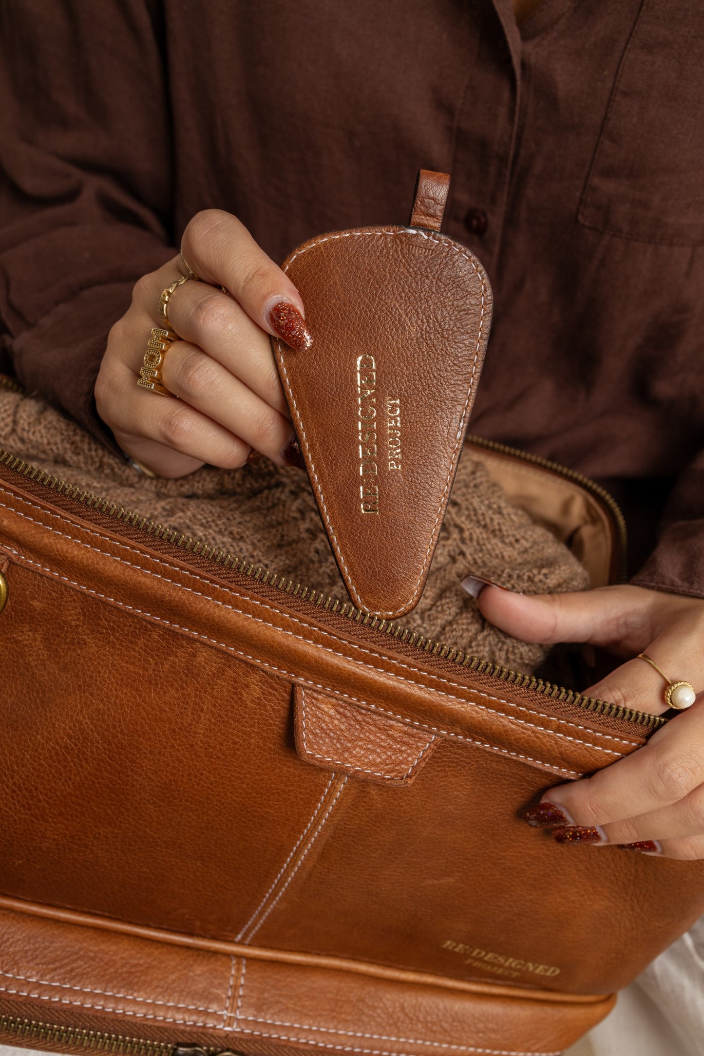RE:DESIGNED Project 63 - Leather Scissor Cover