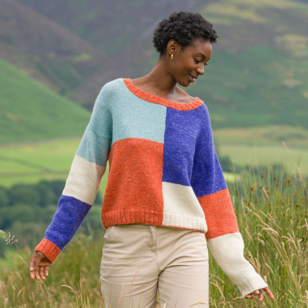 Radiant Panels Pullover Pattern