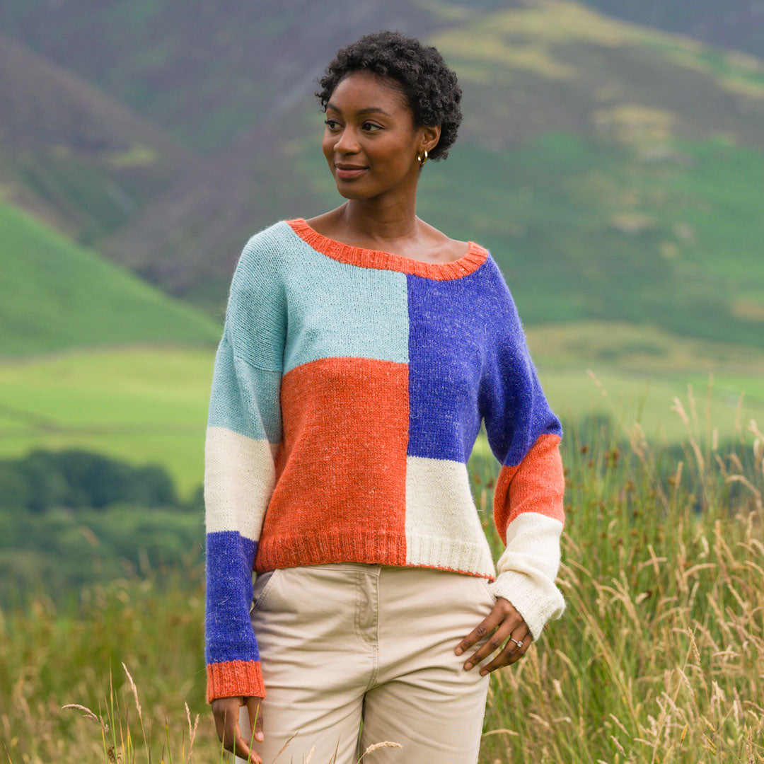 Radiant Panels Pullover Pattern