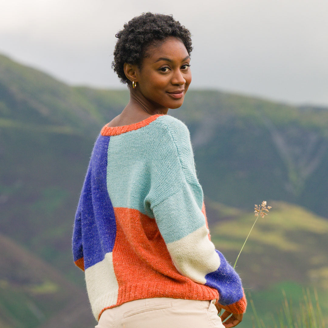 Radiant Panels Pullover Pattern