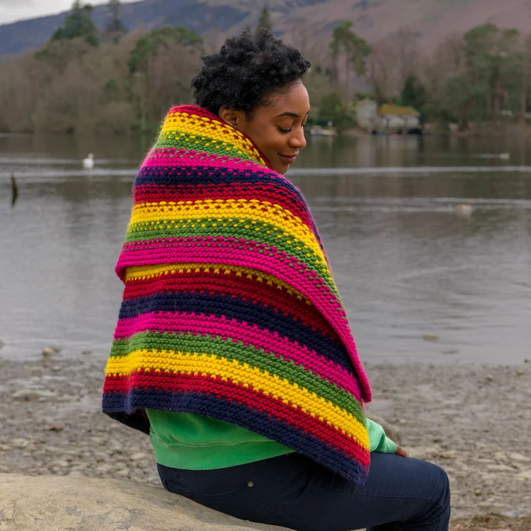 Rainbowland Throw Pattern