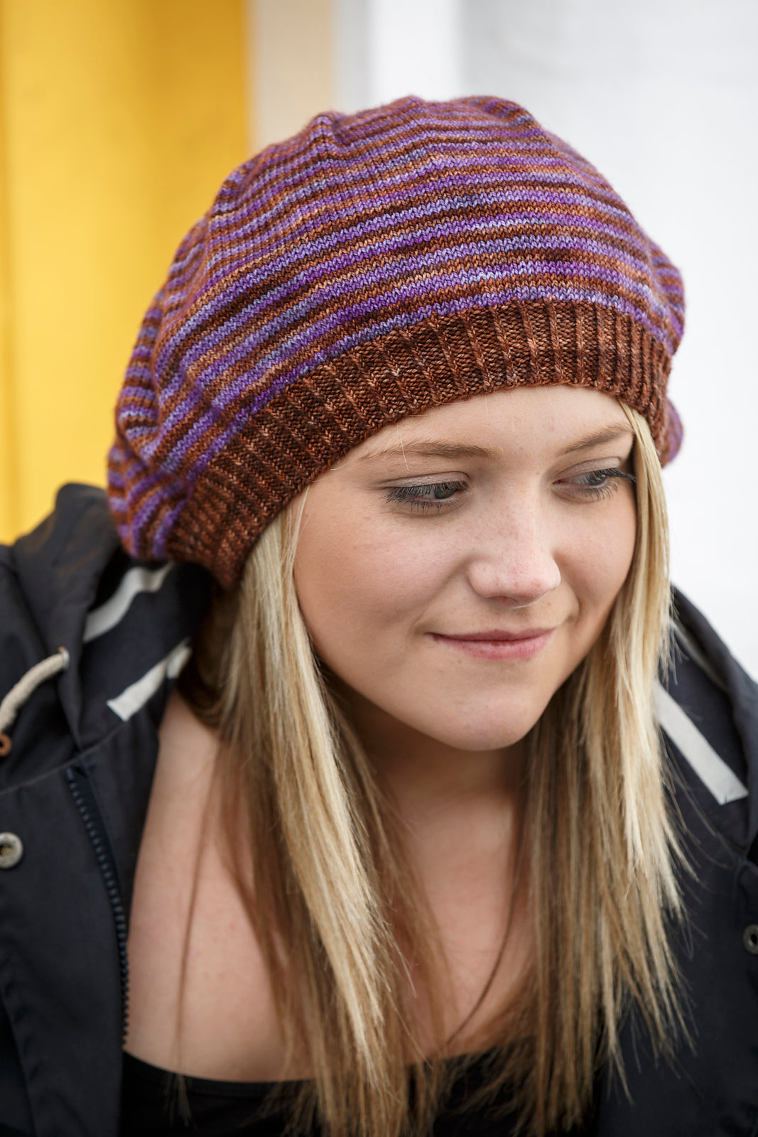 Fyberspates Pattern - Rhubarb Crisp Hat