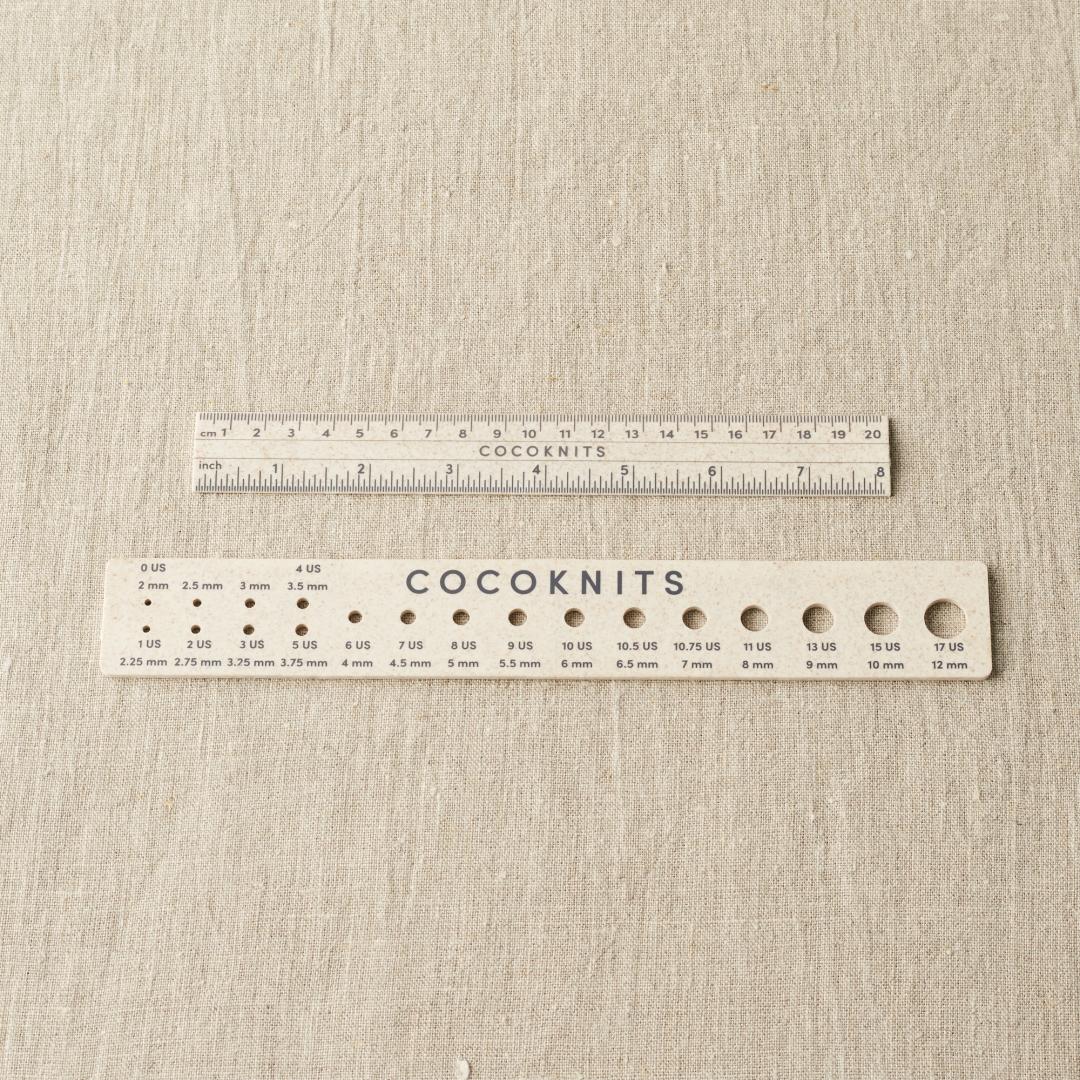 Ruler and Needle Gauge Set - Kraft