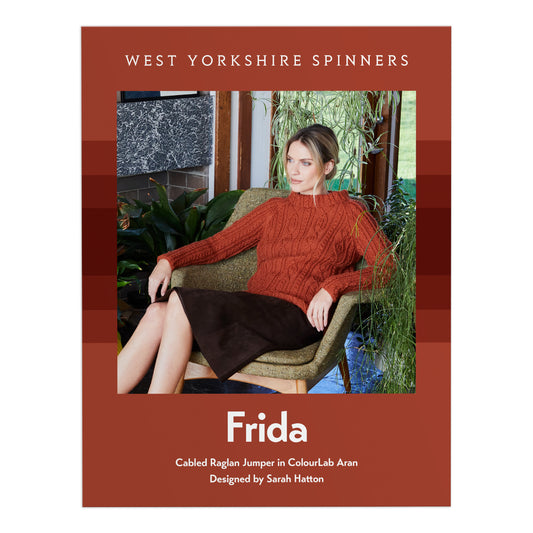 West Yorkshire Spinners Pattern - Frida Cabled Raglan Jumper