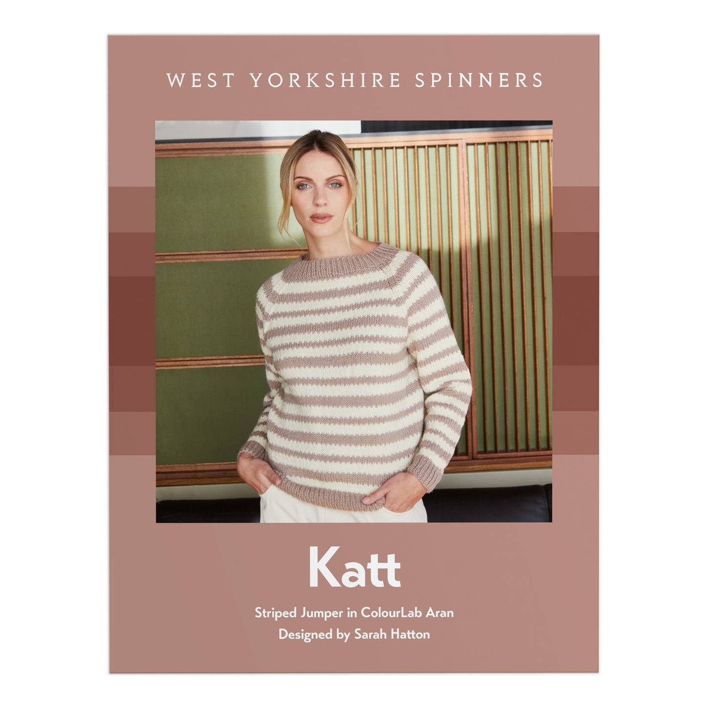 West Yorkshire Spinners Pattern - Katt Striped Jumper