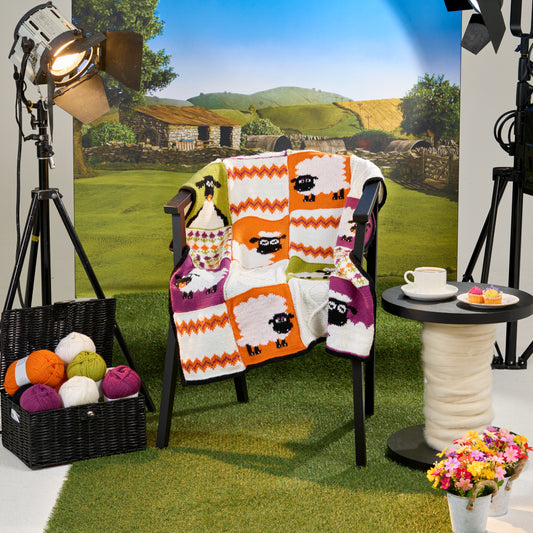 Shaun the Sheep Knitted Blanket Pattern