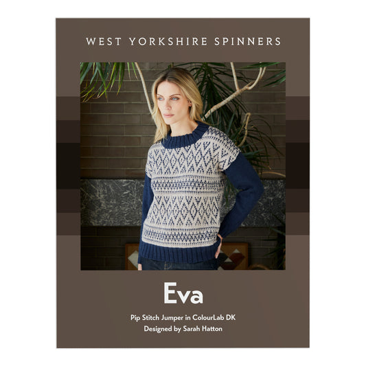 West Yorkshire Spinners Pattern - Eva Pip Stitch Jumper