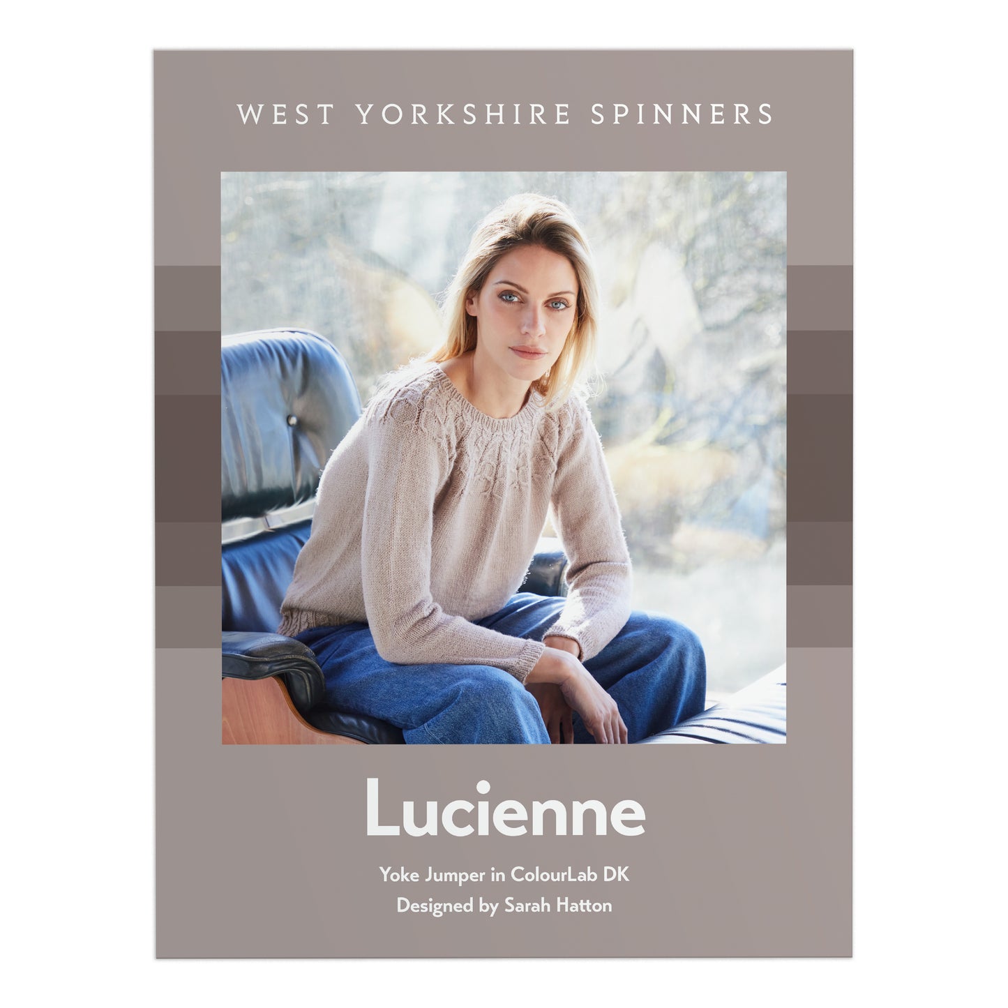 West Yorkshire Spinners Pattern - Lucienne Yoke Jumper