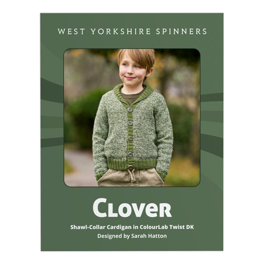 West Yorkshire Spinners Pattern - Clover Shawl Colour Cardigan