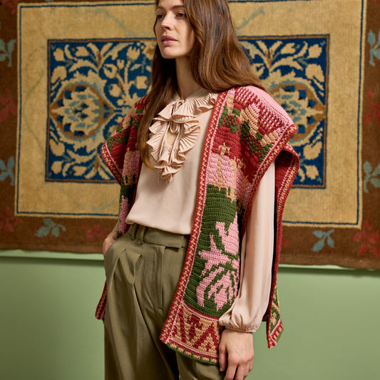 Chrysanthemum Crochet Shawl Pattern