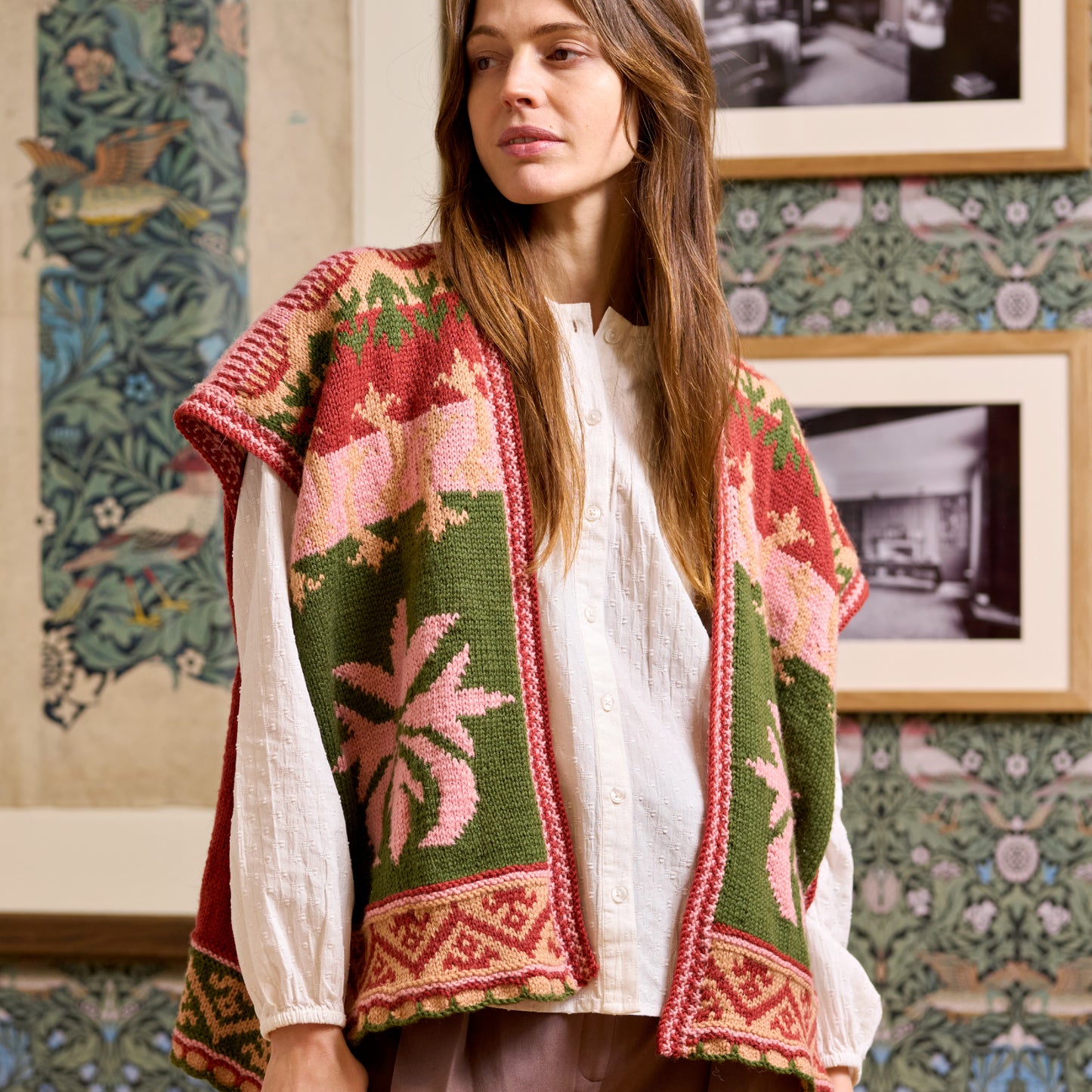 Chrysanthemum Knitted Shawl Pattern