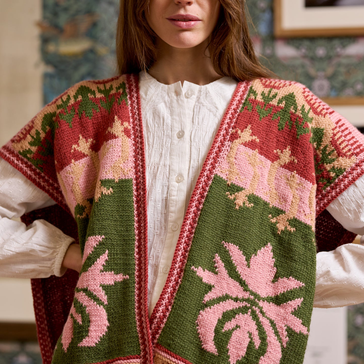 Chrysanthemum Knitted Shawl Pattern