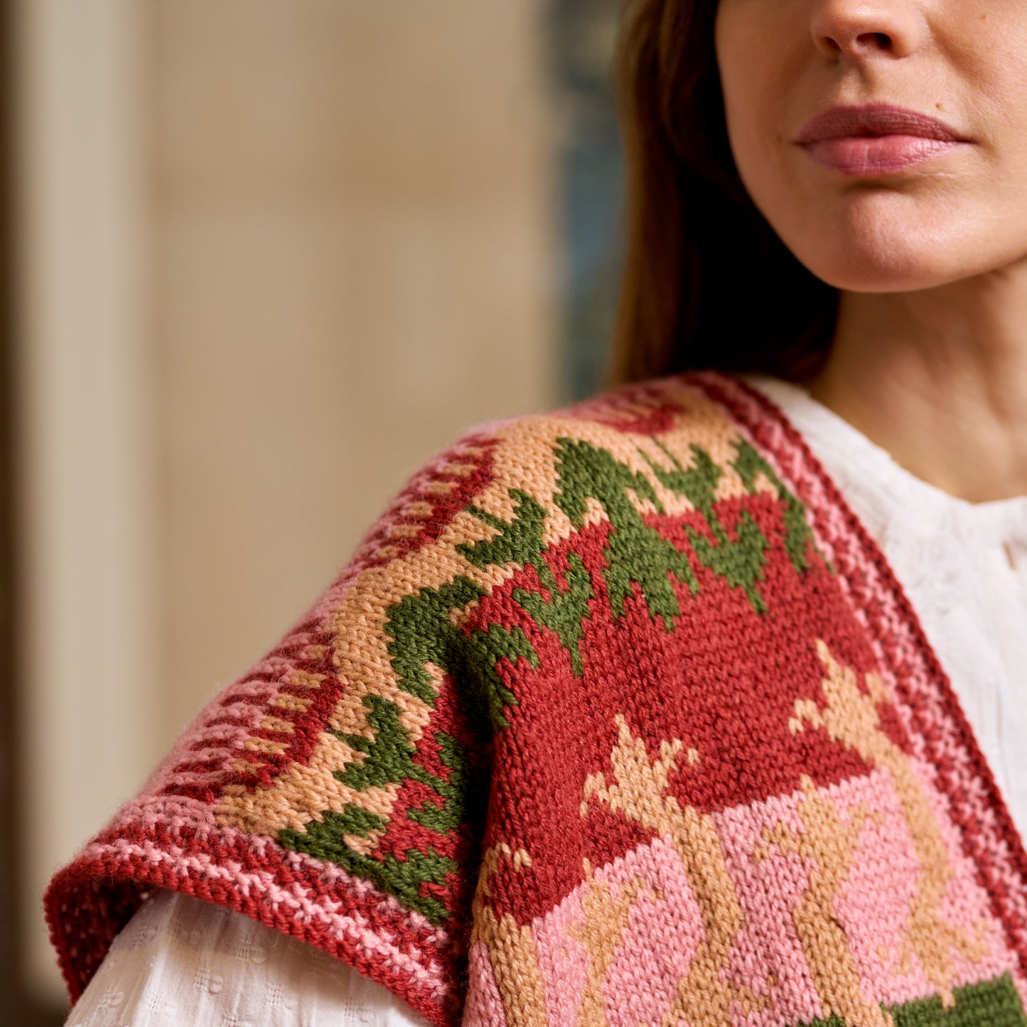 Chrysanthemum Knitted Shawl Pattern